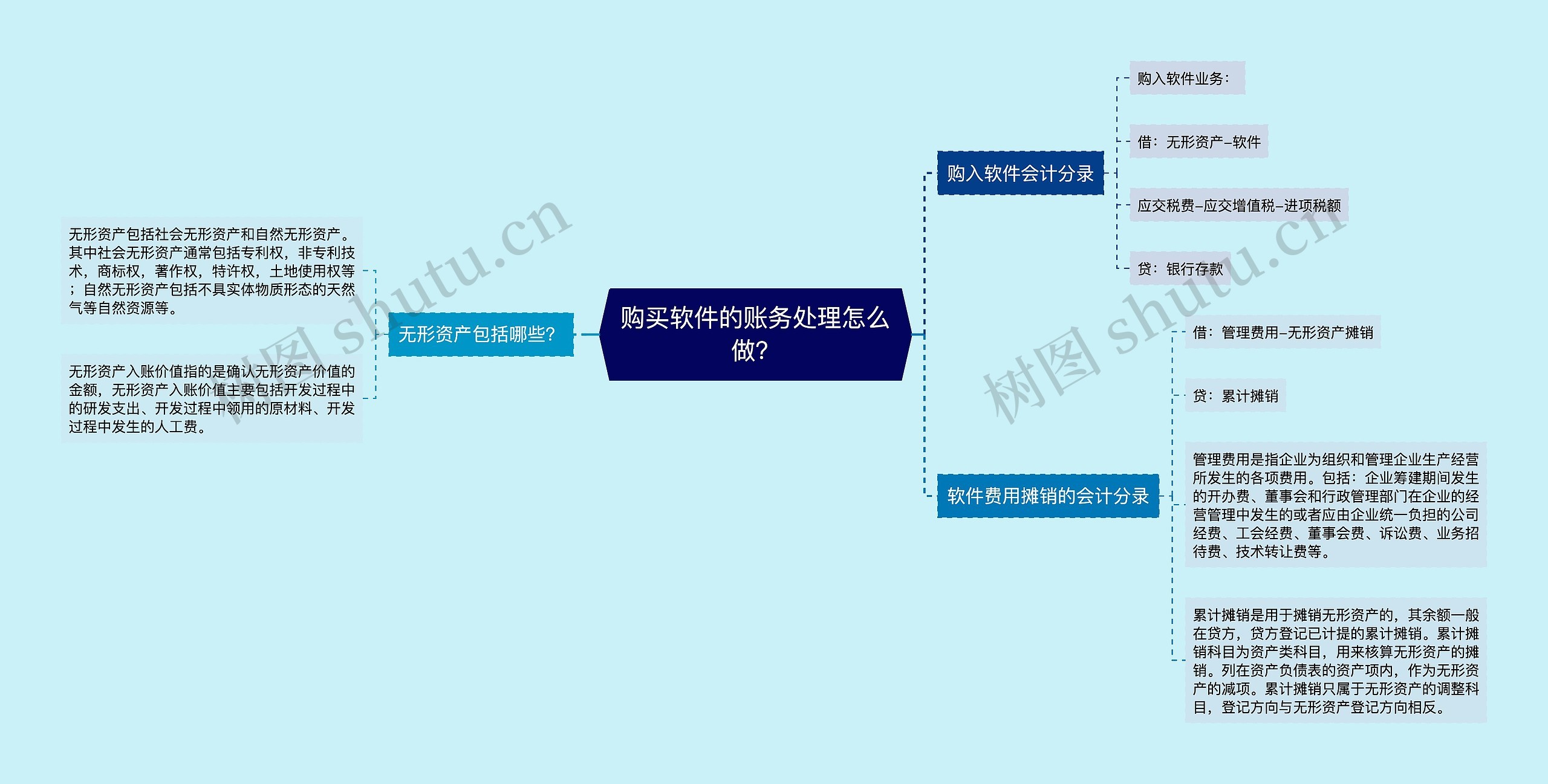 购买软件的账务处理怎么做？