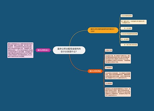 盈余公积分配现金股利的会计分录是什么？