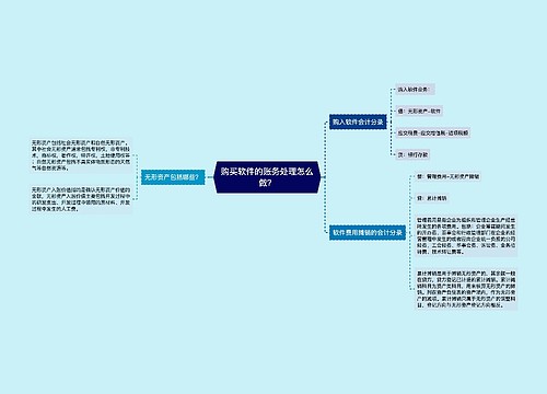 购买软件的账务处理怎么做？