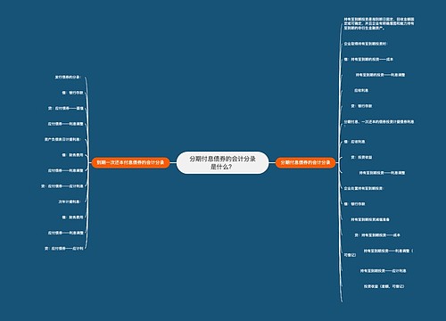 分期付息债券的会计分录是什么？