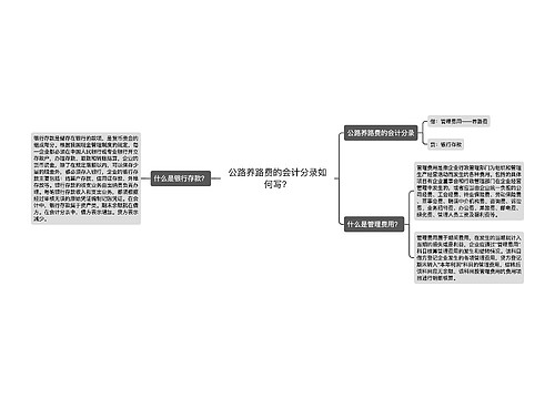 公路养路费的会计分录如何写？