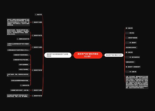 固定资产改扩建如何做会计分录？