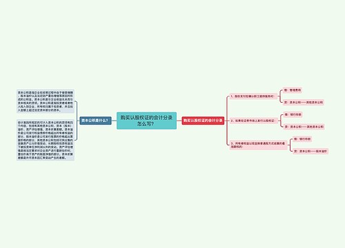 购买认股权证的会计分录怎么写？