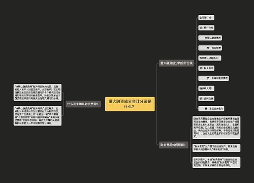 重大融资成分会计分录是什么？