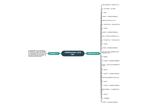 进项税转出的会计分录怎么做？