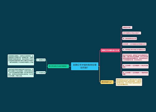 发票红字冲销的账务处理如何做？