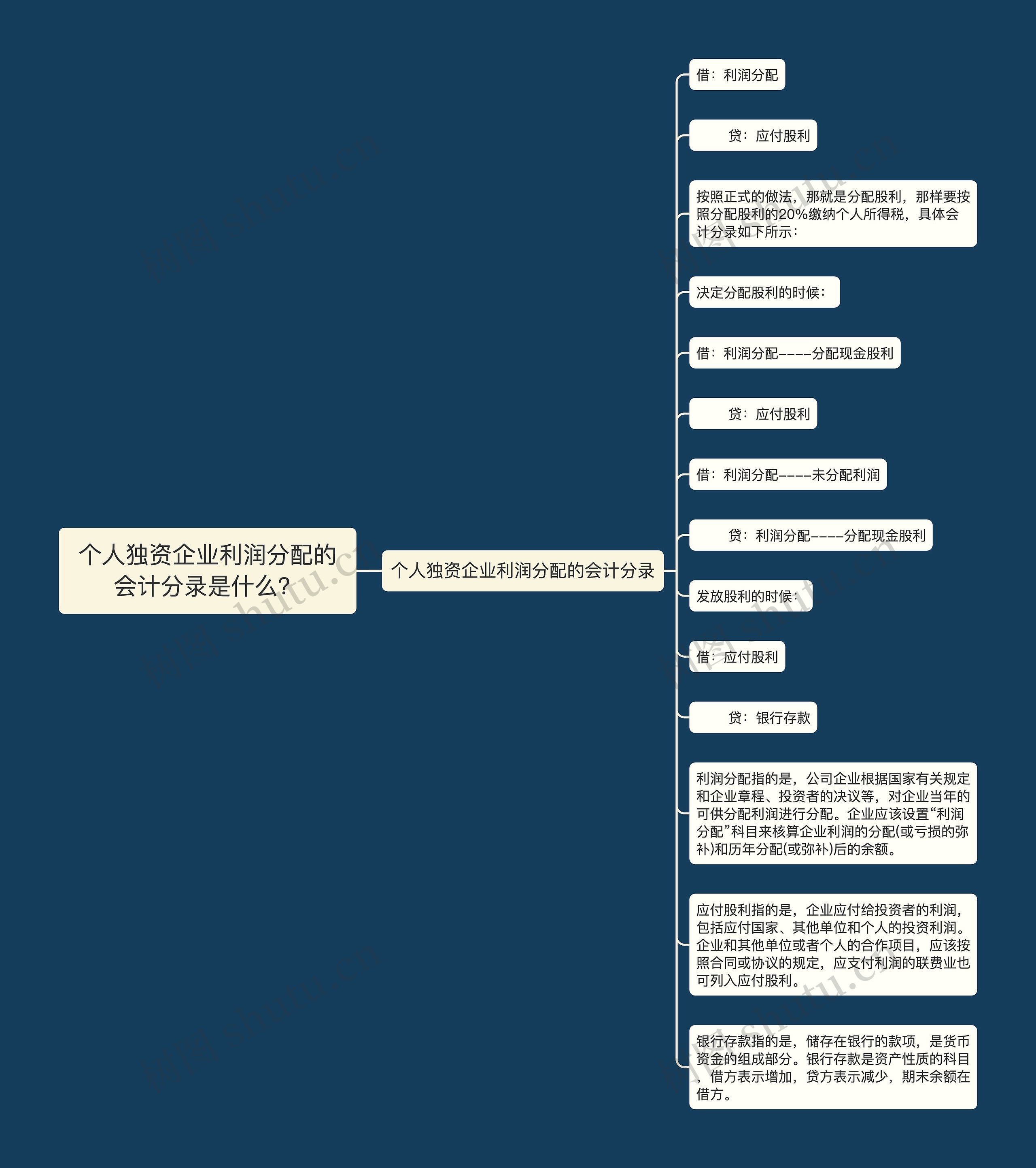 个人独资企业利润分配的会计分录是什么？