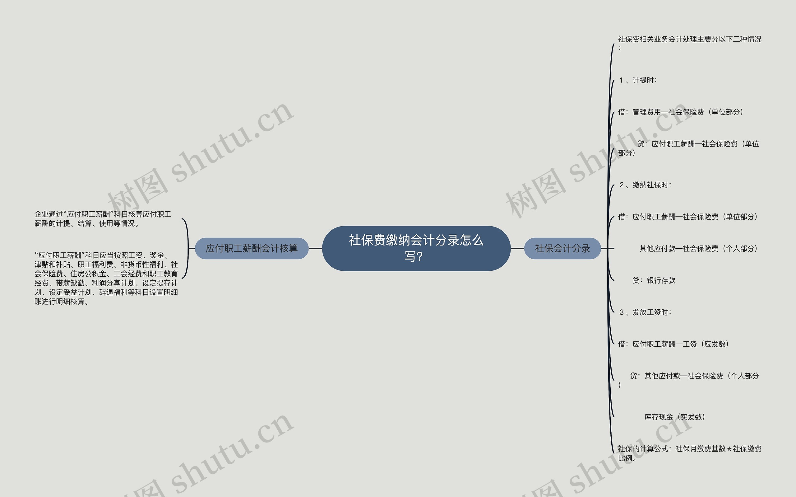 社保费缴纳会计分录怎么写？