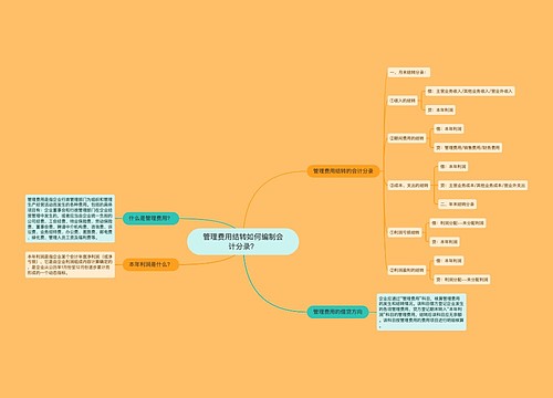 管理费用结转如何编制会计分录？