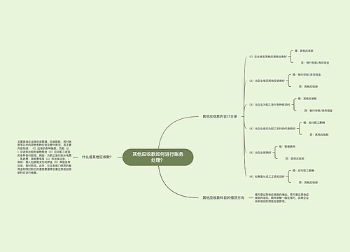 其他应收款如何进行账务处理？