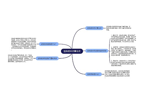 边际成本计算公式