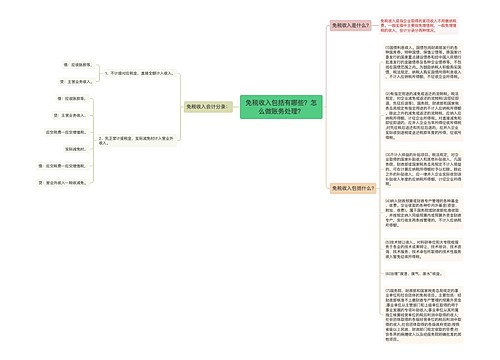 免税收入包括有哪些？怎么做账务处理？