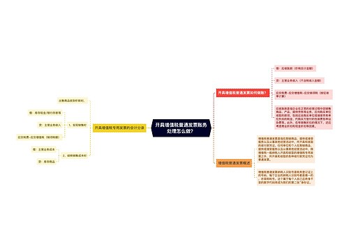 开具增值税普通发票账务处理怎么做？