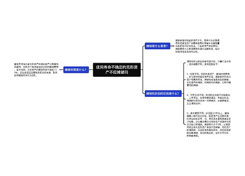 使用寿命不确定的无形资产不应摊销吗