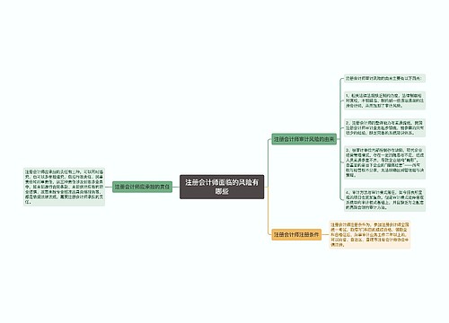 注册会计师面临的风险有哪些