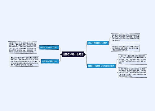 经营杠杆是什么意思