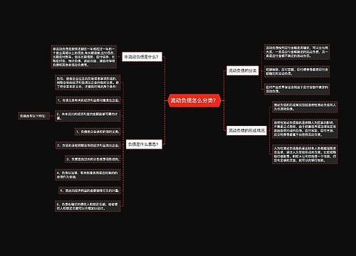 流动负债怎么分类？