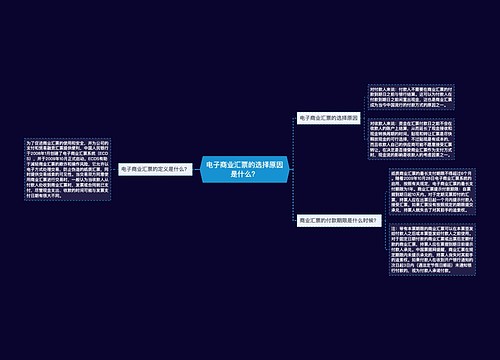 电子商业汇票的选择原因是什么？