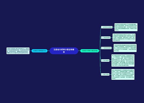 注册会计师审计假设有哪些