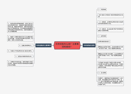 年终结账怎么结？注意事项有哪些？