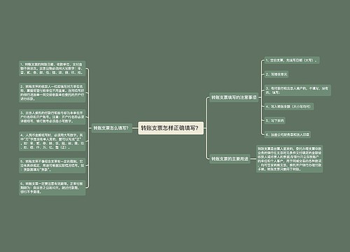 转账支票怎样正确填写？