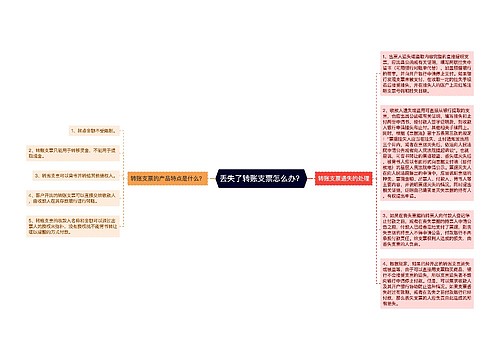 丢失了转账支票怎么办？