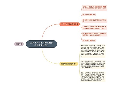 为员工支付上月的工资怎么做账务处理？