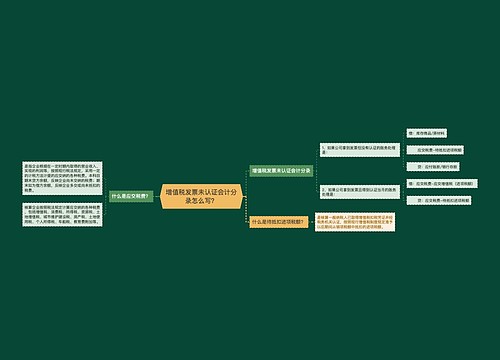 增值税发票未认证会计分录怎么写？