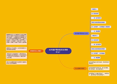 技术维护费的账务处理是什么？