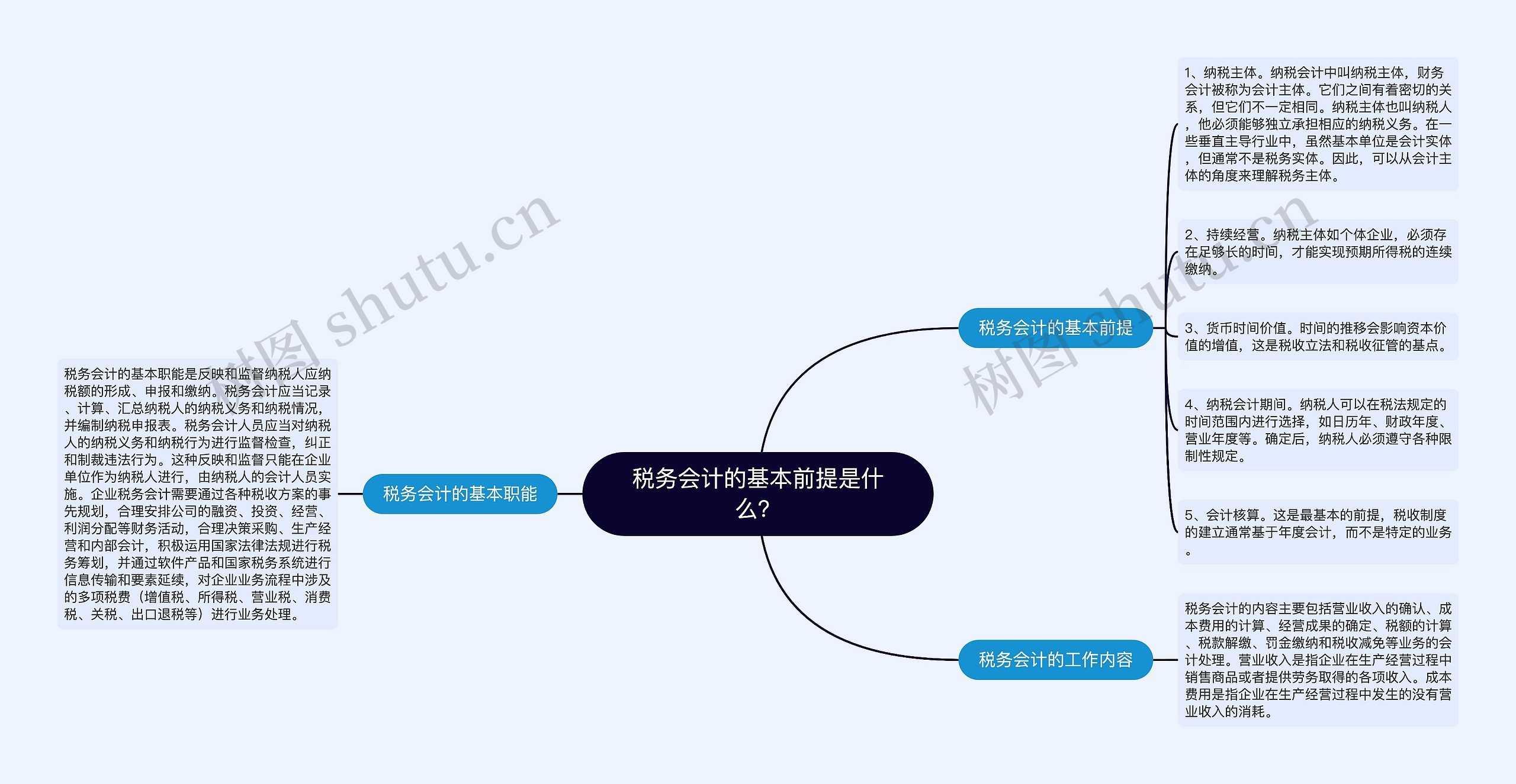 税务会计的基本前提是什么？