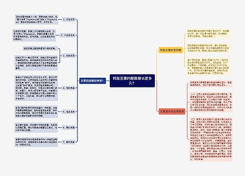 转账支票的期限最长是多久？