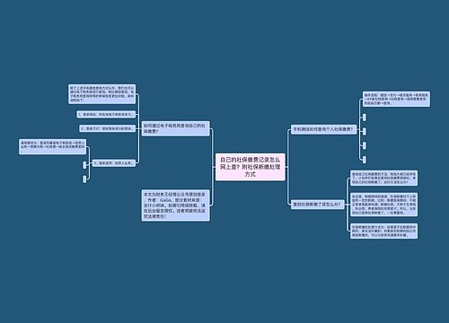 自己的社保缴费记录怎么网上查？附社保断缴处理方式