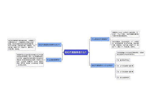 经纪代理服务是什么？