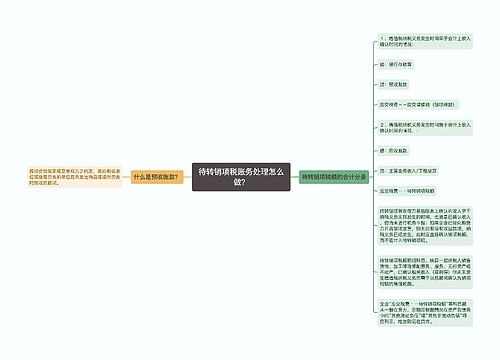 待转销项税账务处理怎么做？