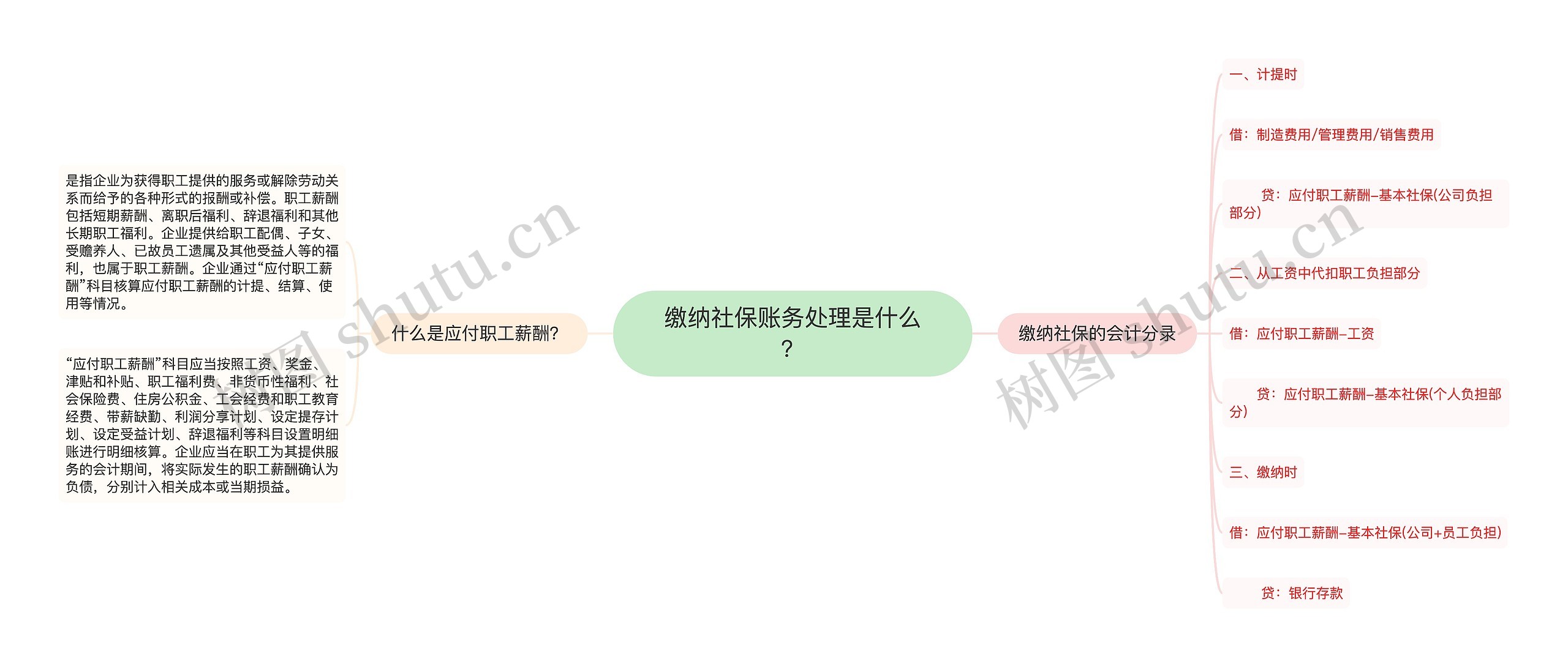 缴纳社保账务处理是什么？