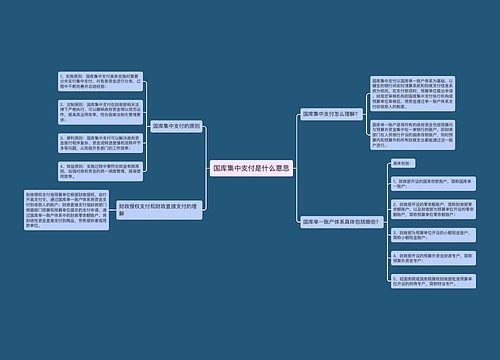 国库集中支付是什么意思