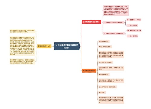 公司刻章费用如何做账务处理？