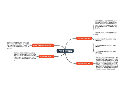 内含增长率公式