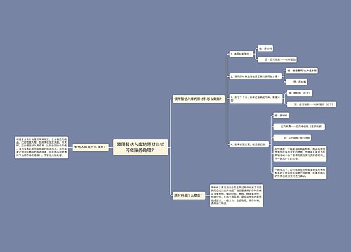 领用暂估入库的原材料如何做账务处理？