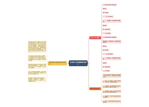 企业收入如何做账务处理？