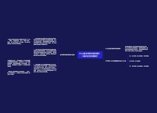 什么是进项税和销项税？二者的区别有哪些？