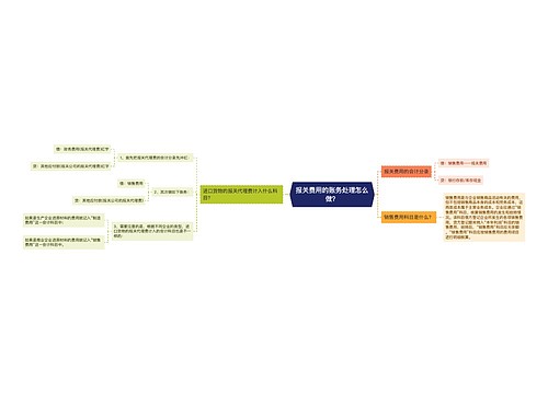 报关费用的账务处理怎么做？