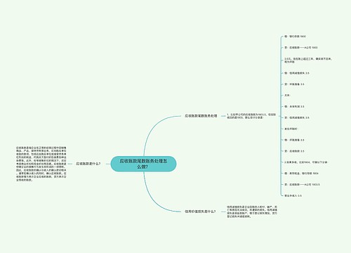 应收账款尾数账务处理怎么做？