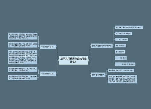 股票发行费用账务处理是什么？