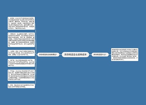 库存商品怎么结转成本