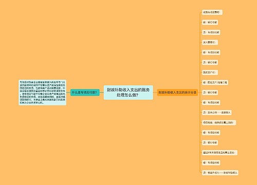 财政补助收入支出的账务处理怎么做？