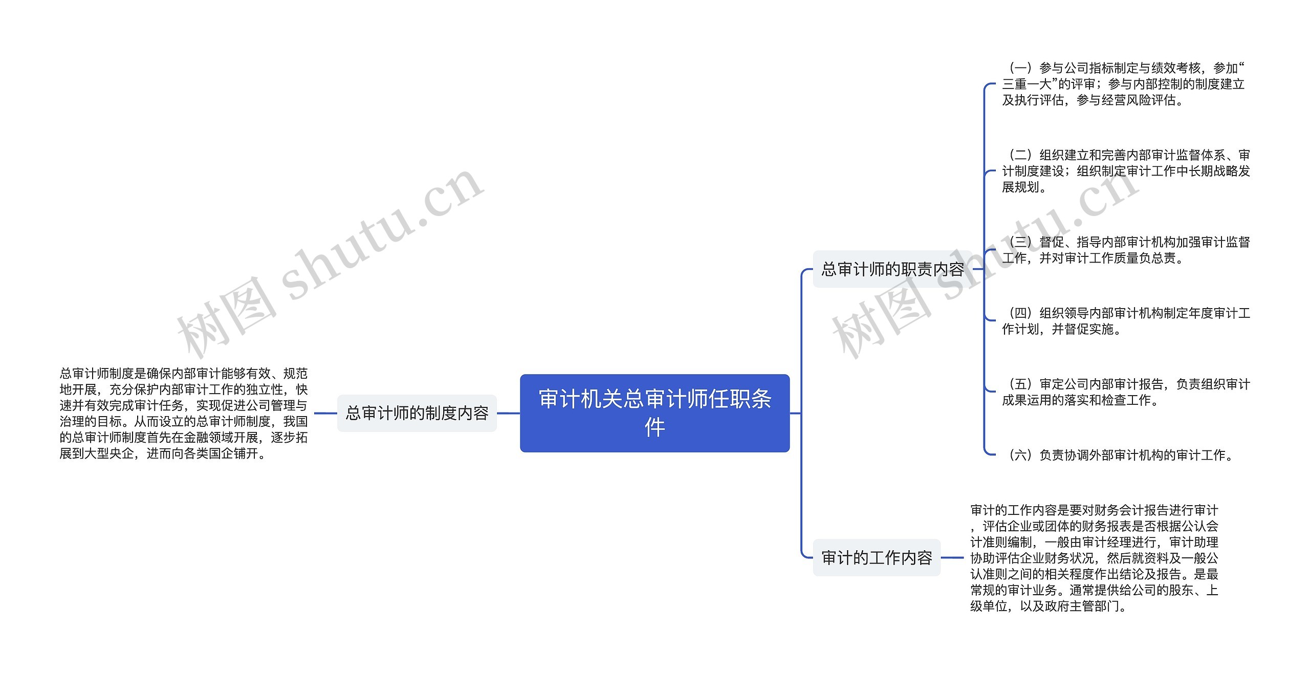 审计机关总审计师任职条件