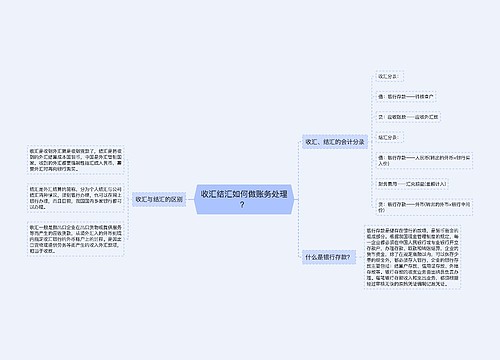 收汇结汇如何做账务处理？