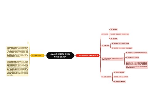 企业当月待认证发票的账务处理怎么做？