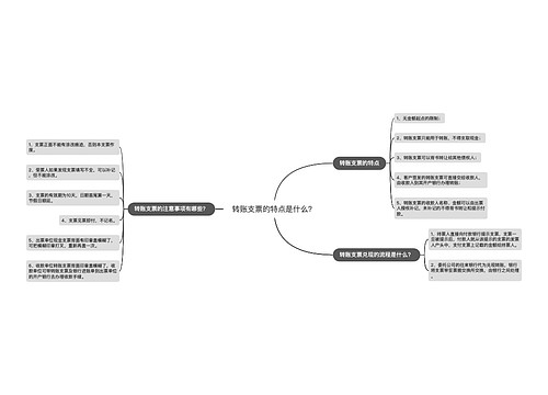 转账支票的特点是什么？